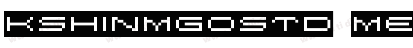 KShinMGoStd Medium 9字体转换